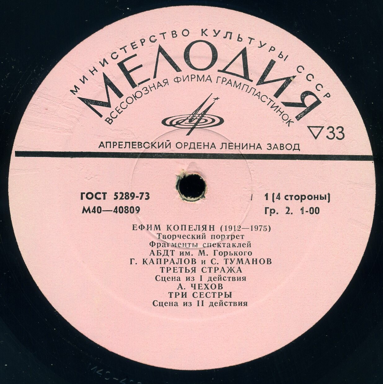 Ефим КОПЕЛЯН (1912—1975).Творческий портрет