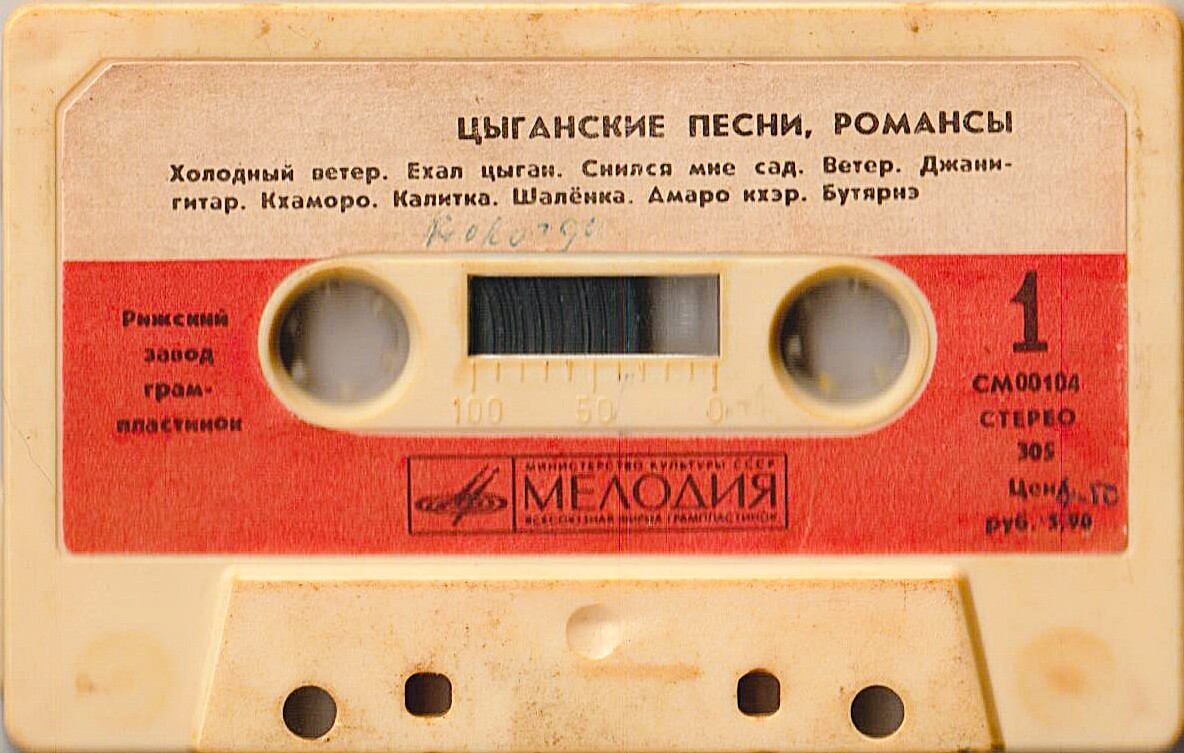 Цыганские песни. Романсы