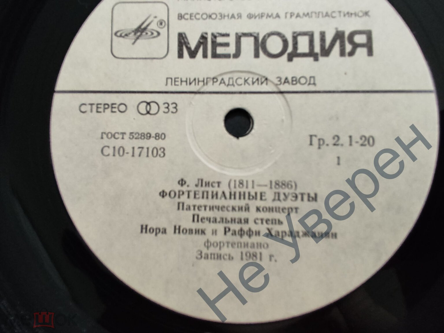 Ф. ЛИСТ: Фортепианные дуэты (Н. Новик и Р. Хараджанян)