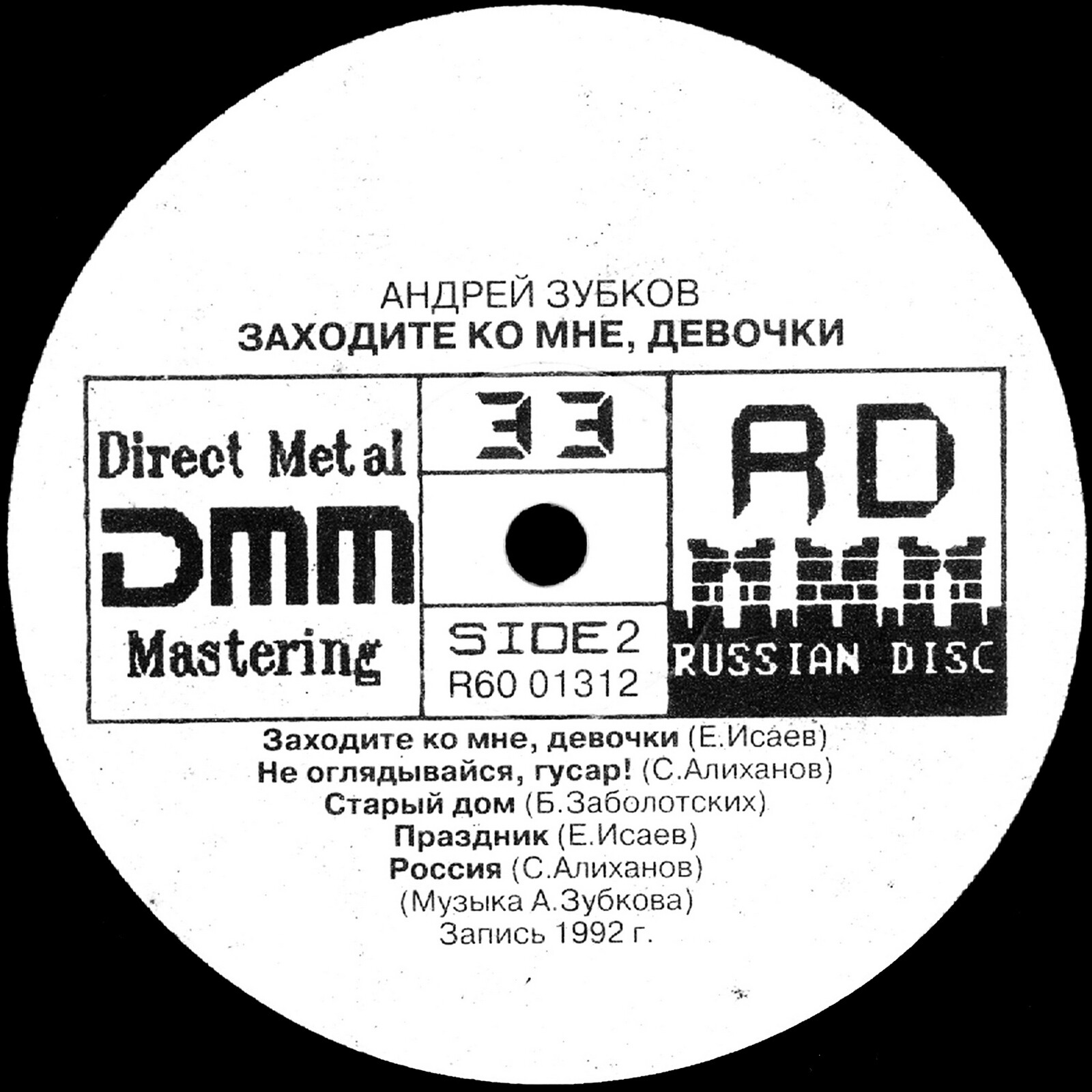 Андрей ЗУБКОВ «Заходите ко мне, девочки»