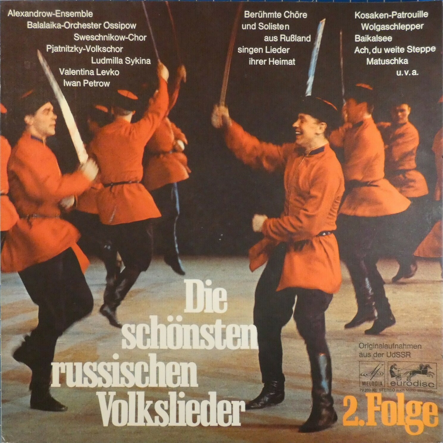 Die schönsten Russischen Volkslieder. 2.Folge
