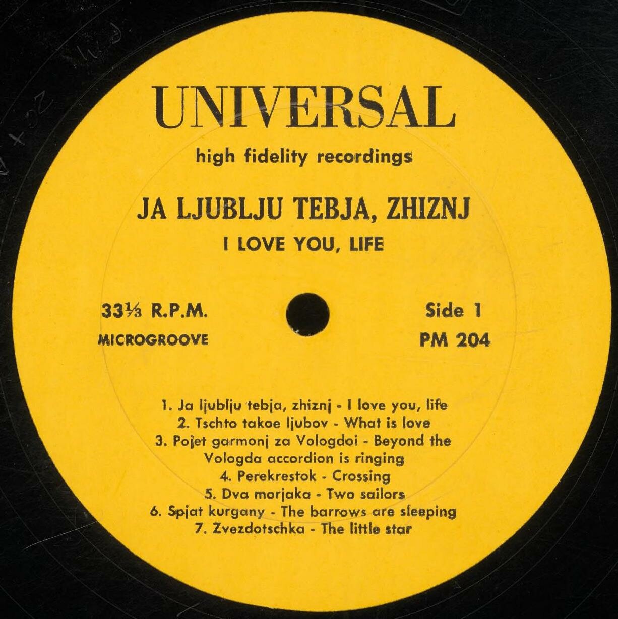 Я люблю тебя, жизнь / I Love You, Life
