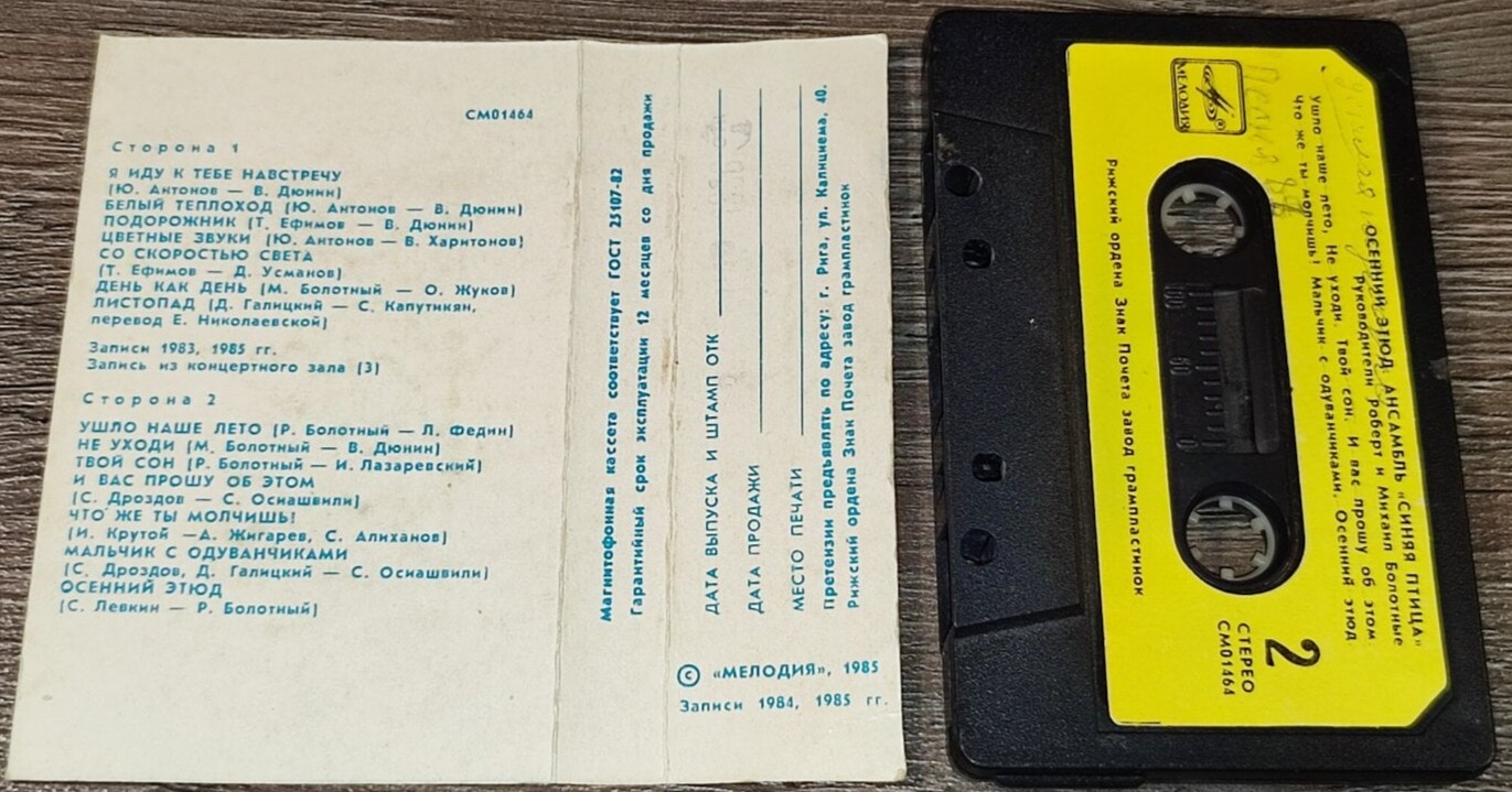 Ансамбль «Синяя птица» - Осенний этюд