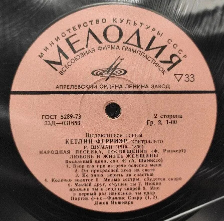 Кэтлин ФЕРРИЭР (контральто)