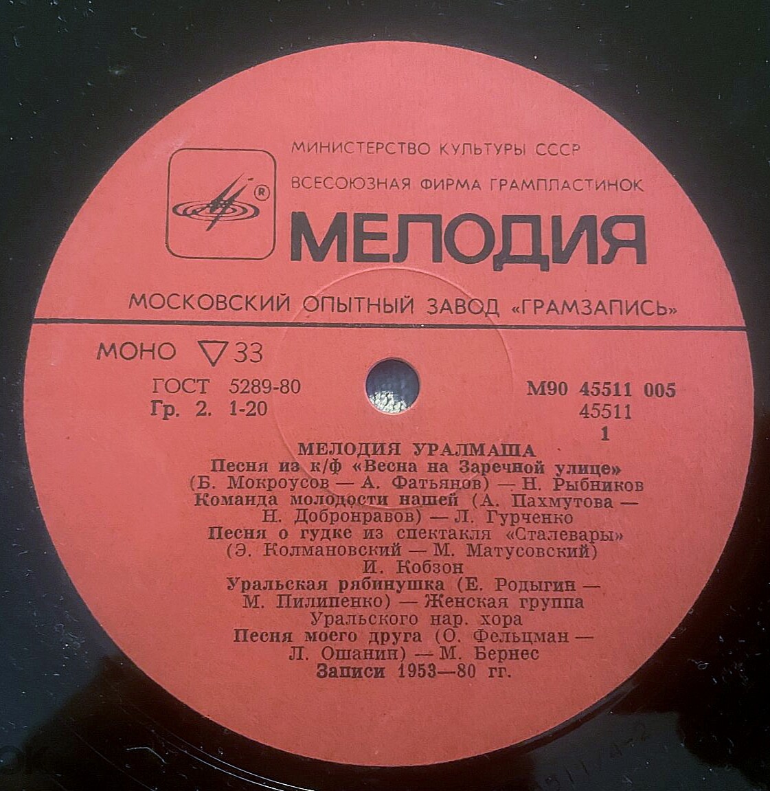 Мелодия Уралмаша