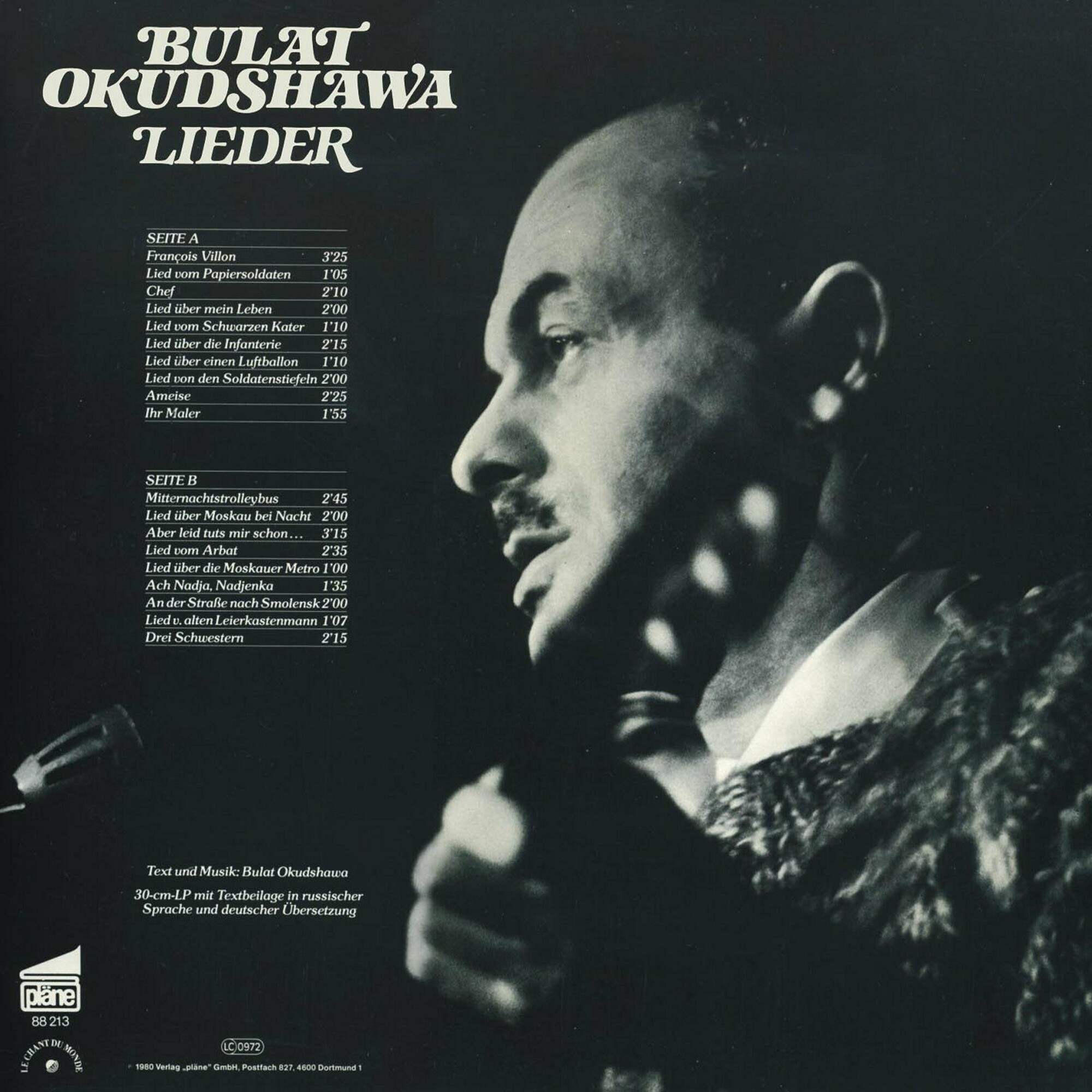 Bulat Okudshawa. Lieder