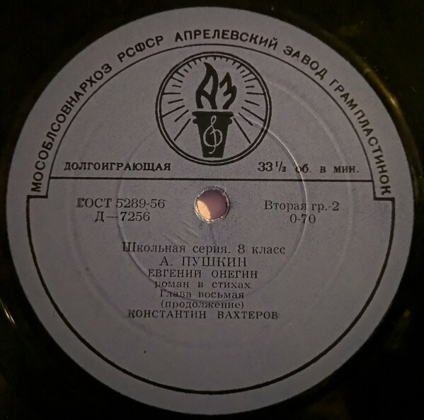 А. С. Пушкин. "Евгений Онегин", роман в стихах. Глава VIII. Путешествие Онегина. Читает К. Вахтеров