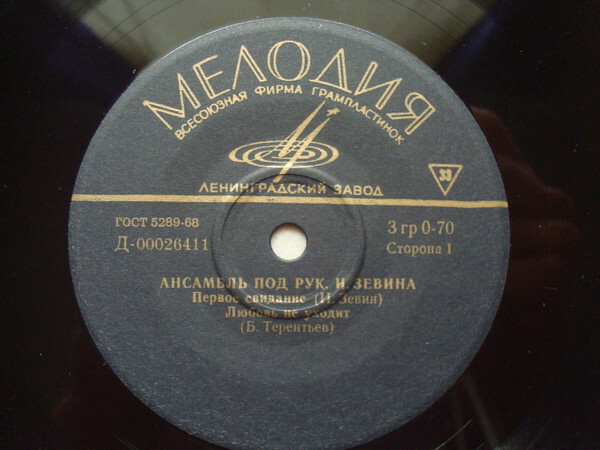 ИНСТРУМЕНТАЛЬНЫЙ АНСАМБЛЬ п/р И. ЗЕВИНА