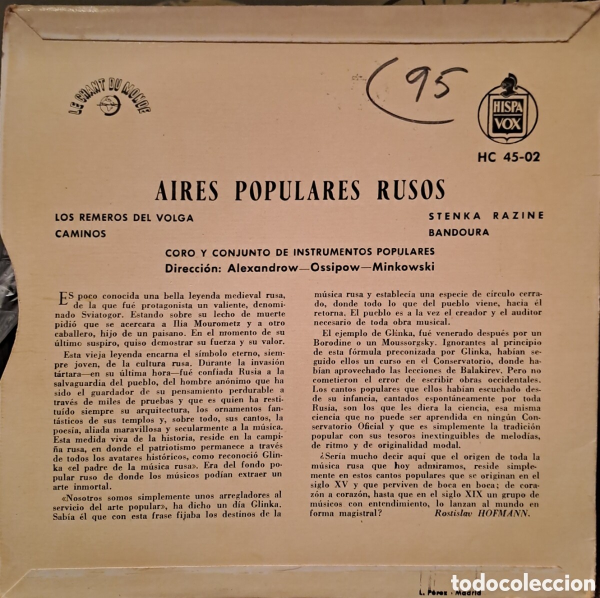 Aires Populares Rusos. Vol. 1