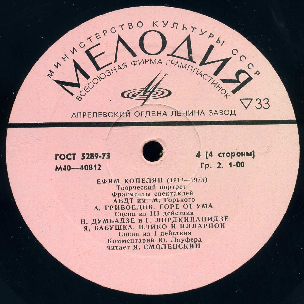 Ефим КОПЕЛЯН (1912—1975).Творческий портрет