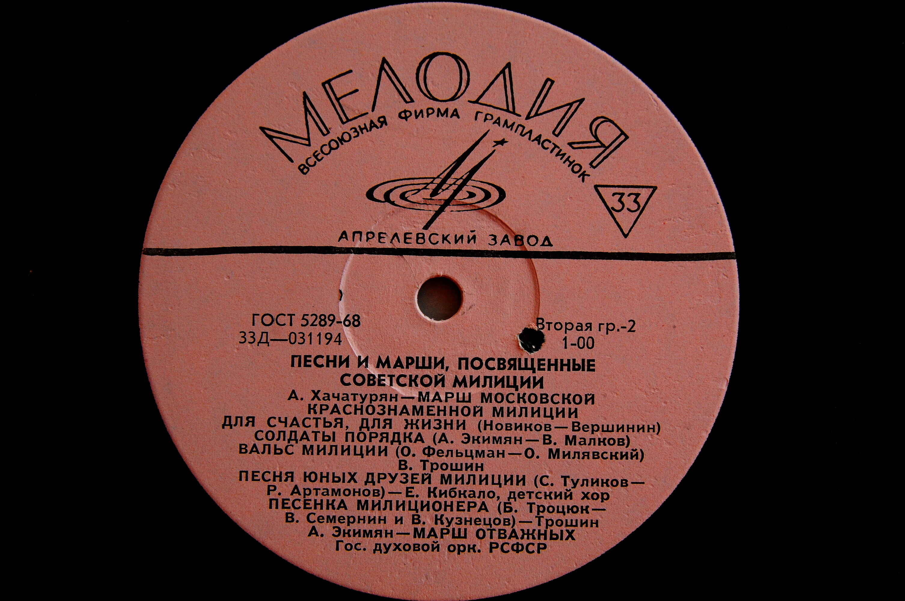 Песни и марши, посвященные советской милиции