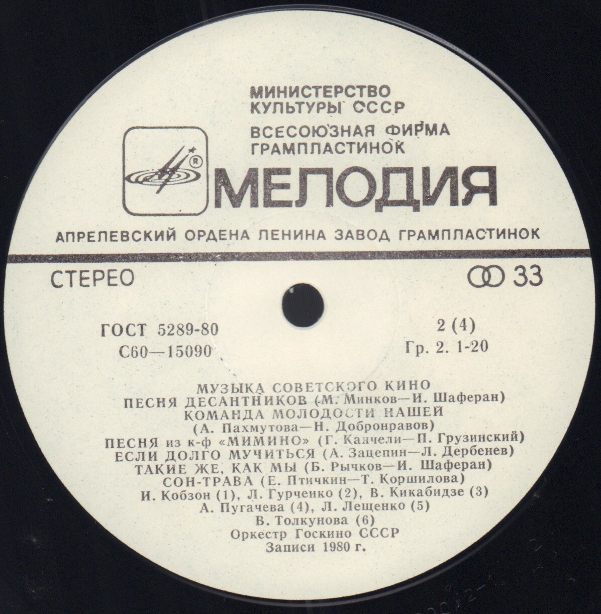 Музыка советского кино