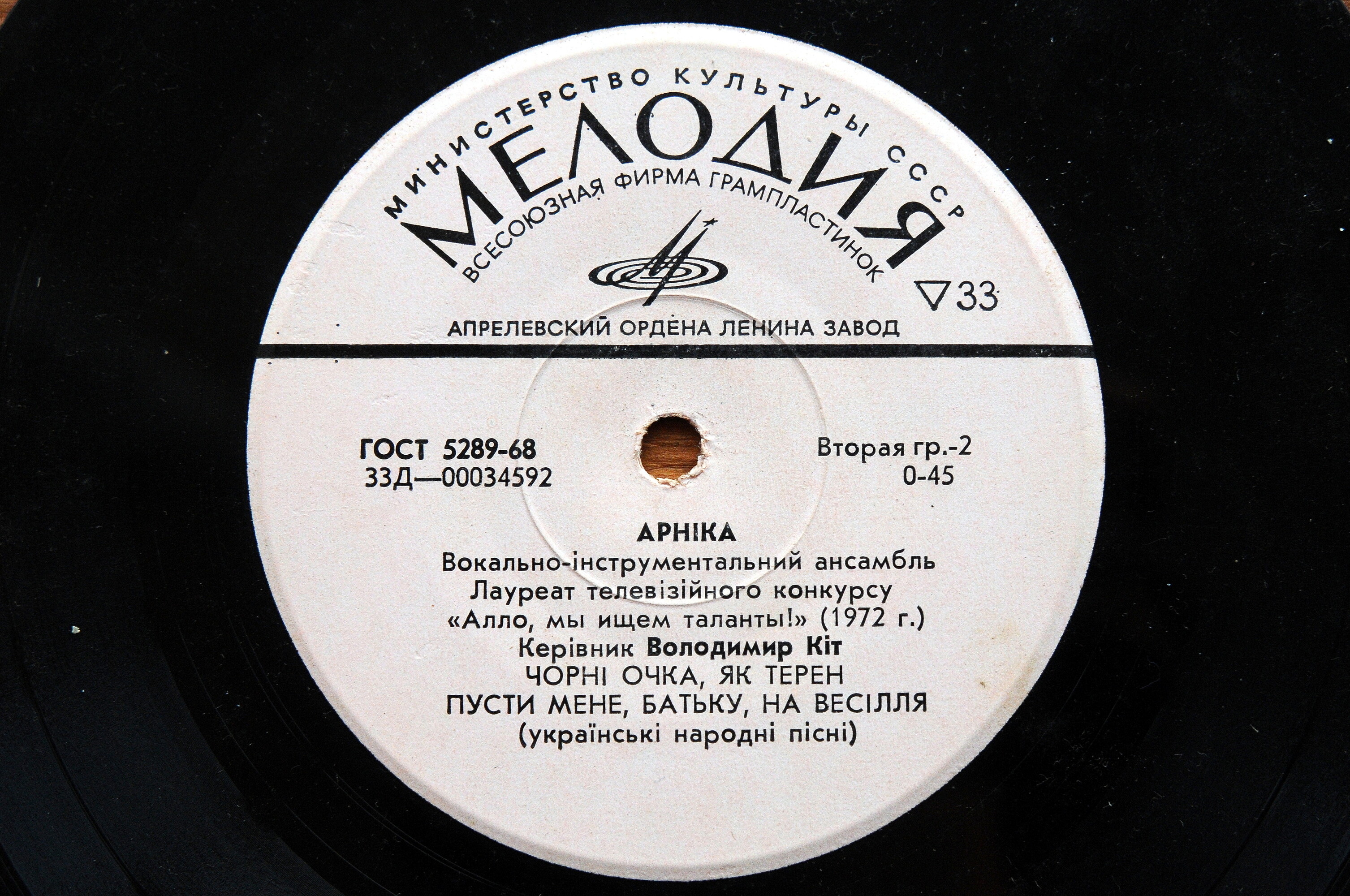 ВИА «АРНІКА», керівник Володимир Кіт