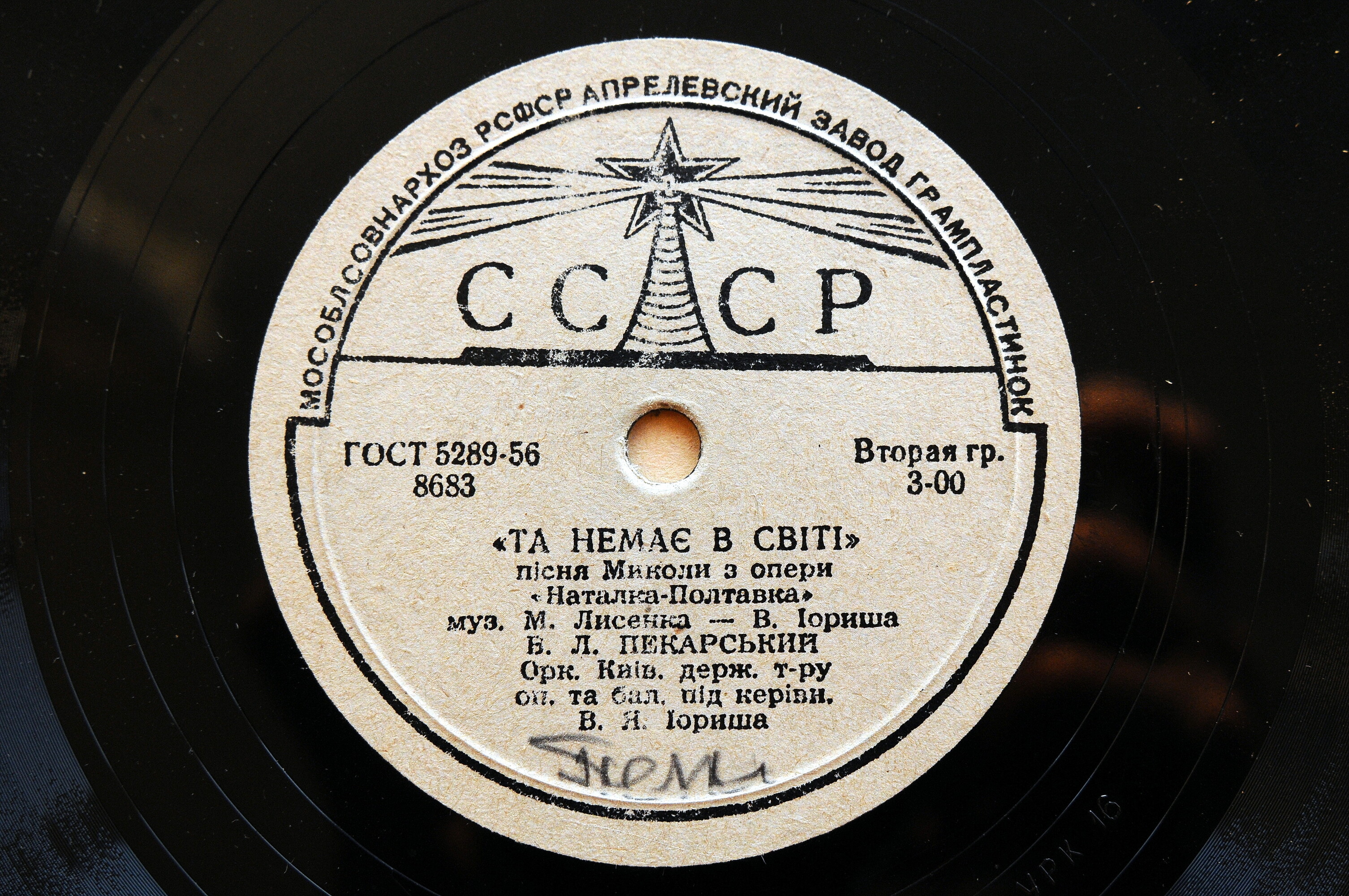 Н. Лысенко: Две песни из оперы "Наталка-Полтавка"