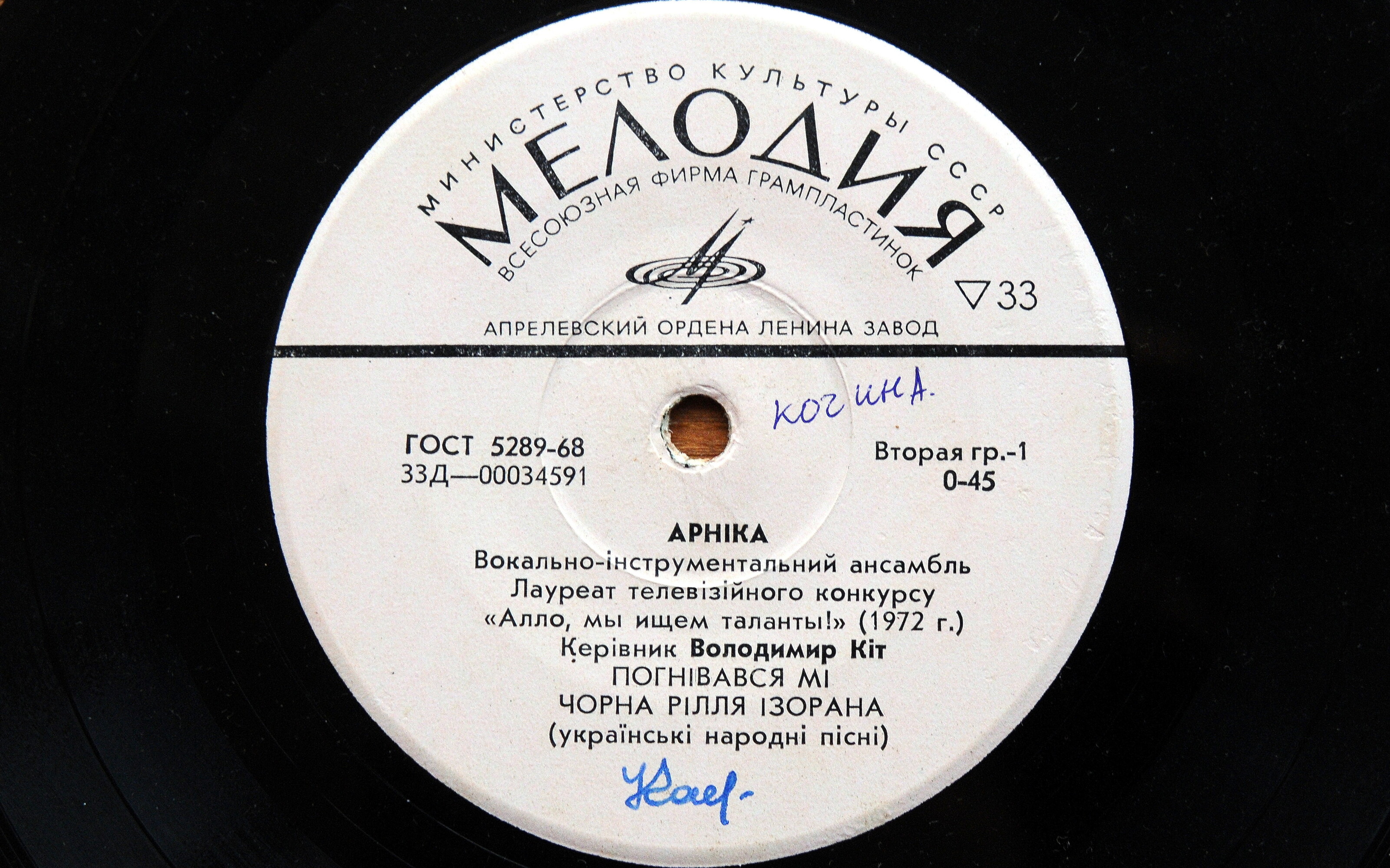 ВИА «АРНІКА», керівник Володимир Кіт