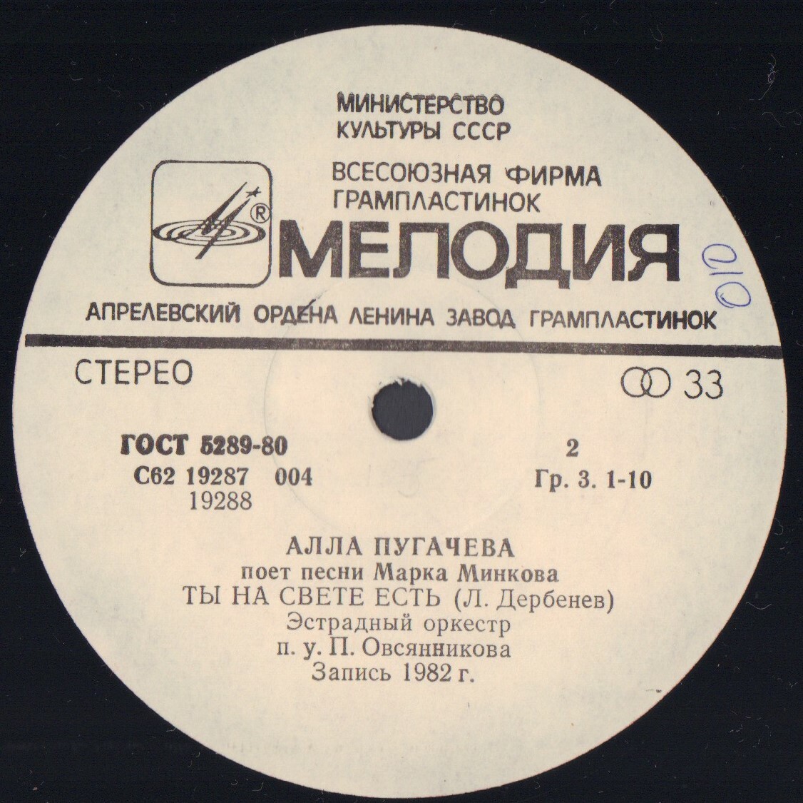 Алла ПУГАЧЕВА. «Ты на свете есть», песни Марка Минкова