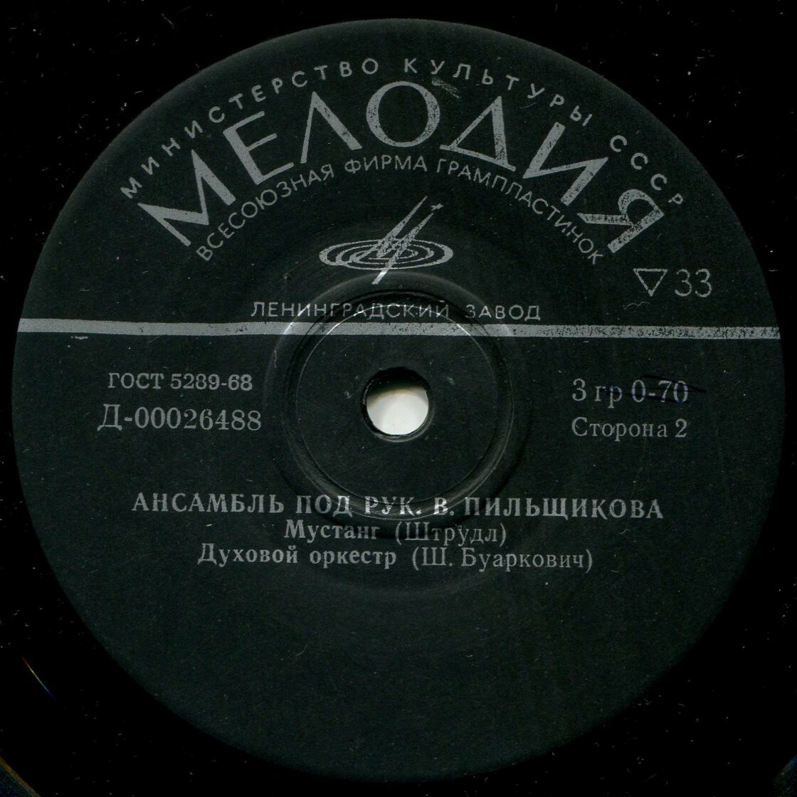 ИНСТРУМЕНТАЛЬНЫЙ АНСАМБЛЬ п/р В. ПИЛЬЩИКОВА