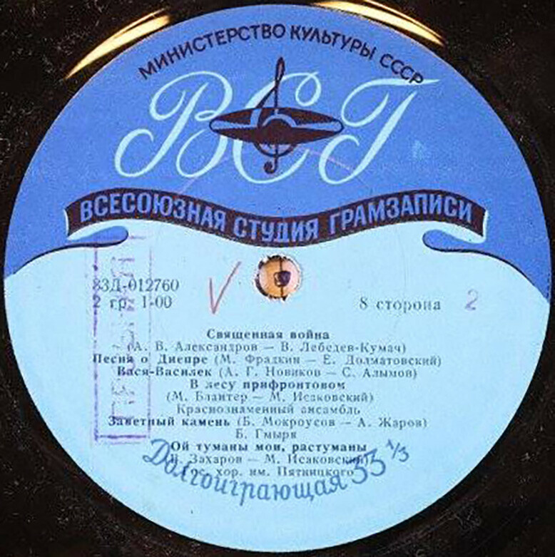 Песни нашей Родины (4)