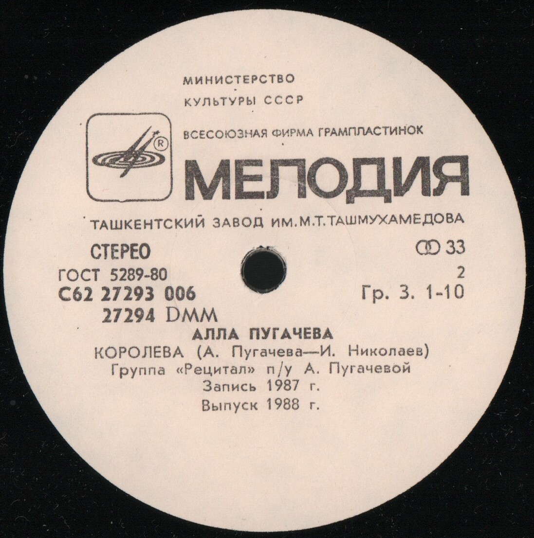 Алла Пугачёва - Алло / Королева [По вашим письмам]