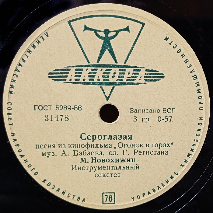 Михаил Новохижин — Сероглазая / Огонек