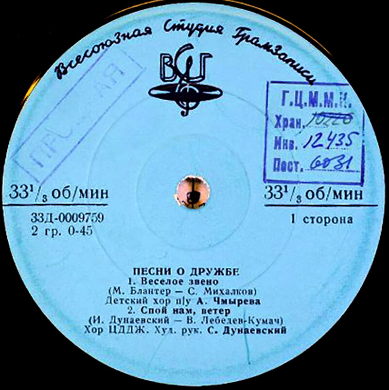 Песни о дружбе