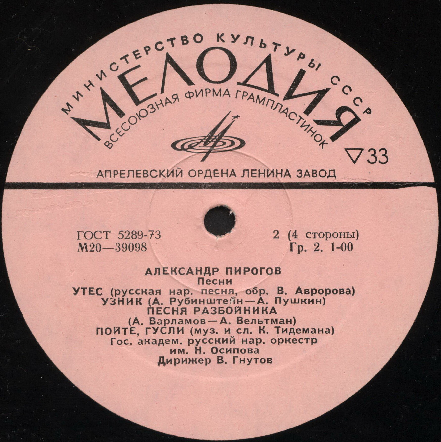 Александр ПИРОГОВ. Песни