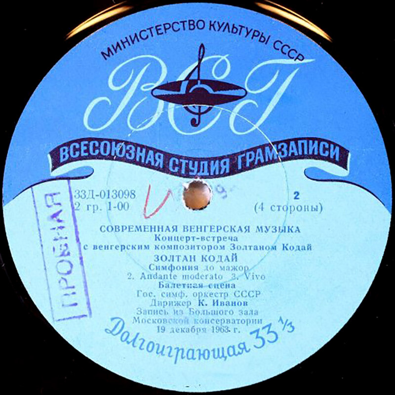Современная венгерская музыка. Концерт-встреча с Золтаном Кодай