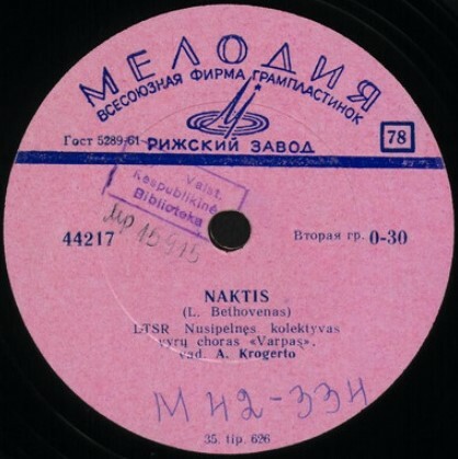 LTSR Nusipelnęs kolektyvas vyru choras «Varpas»
