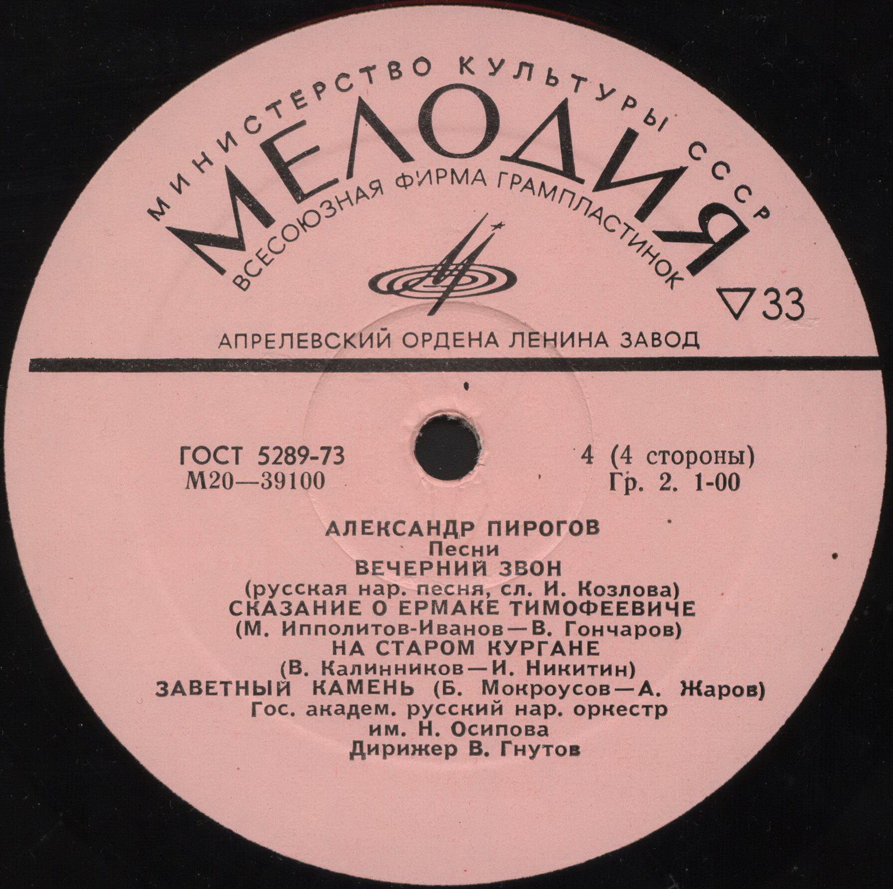 Александр ПИРОГОВ. Песни