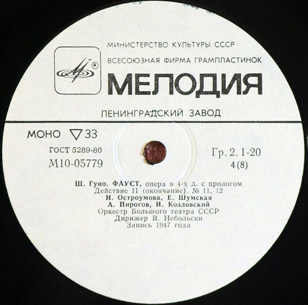 Ш. Гуно. Опера «Фауст»