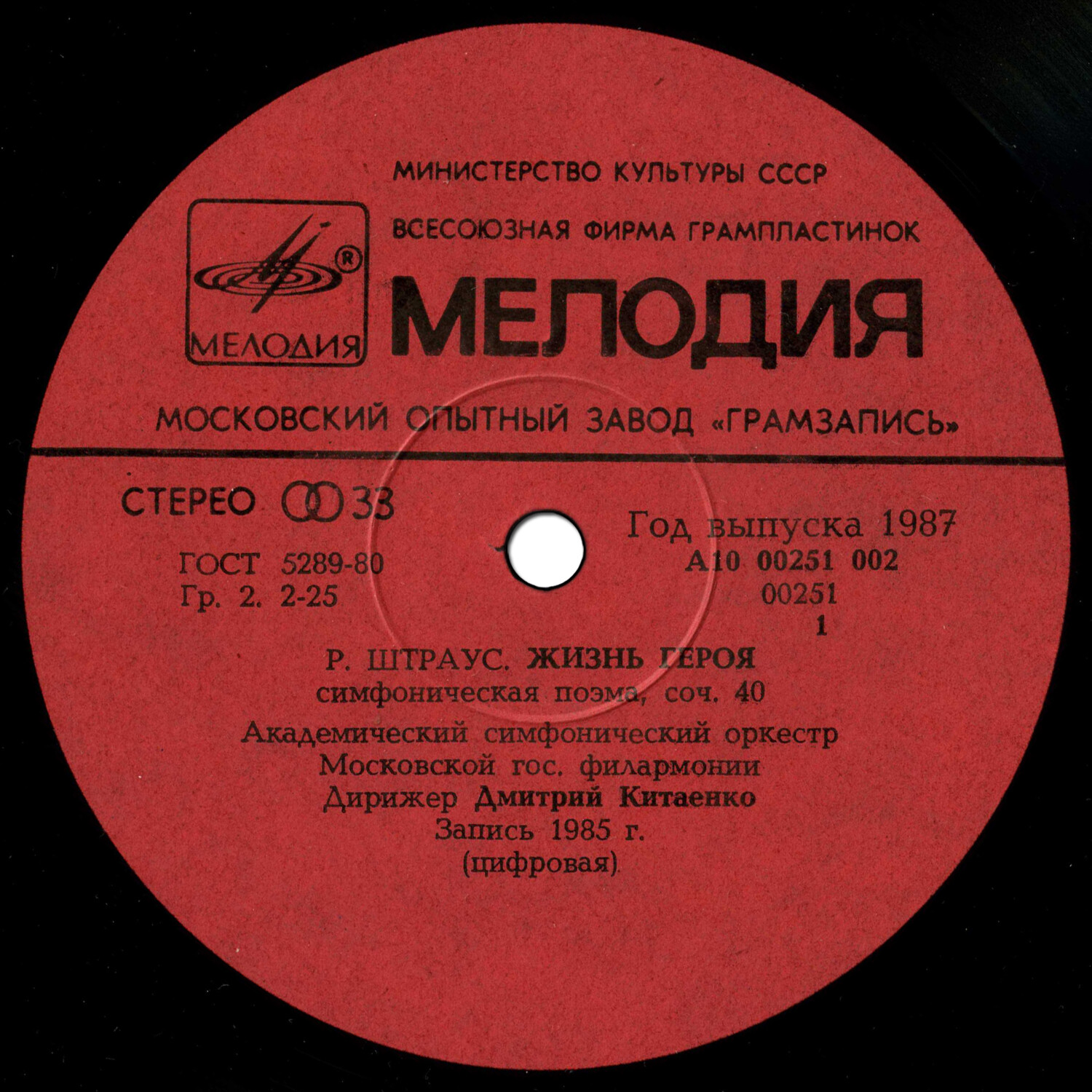 Р. Штраус: Жизнь героя (Д. Китаенко)
