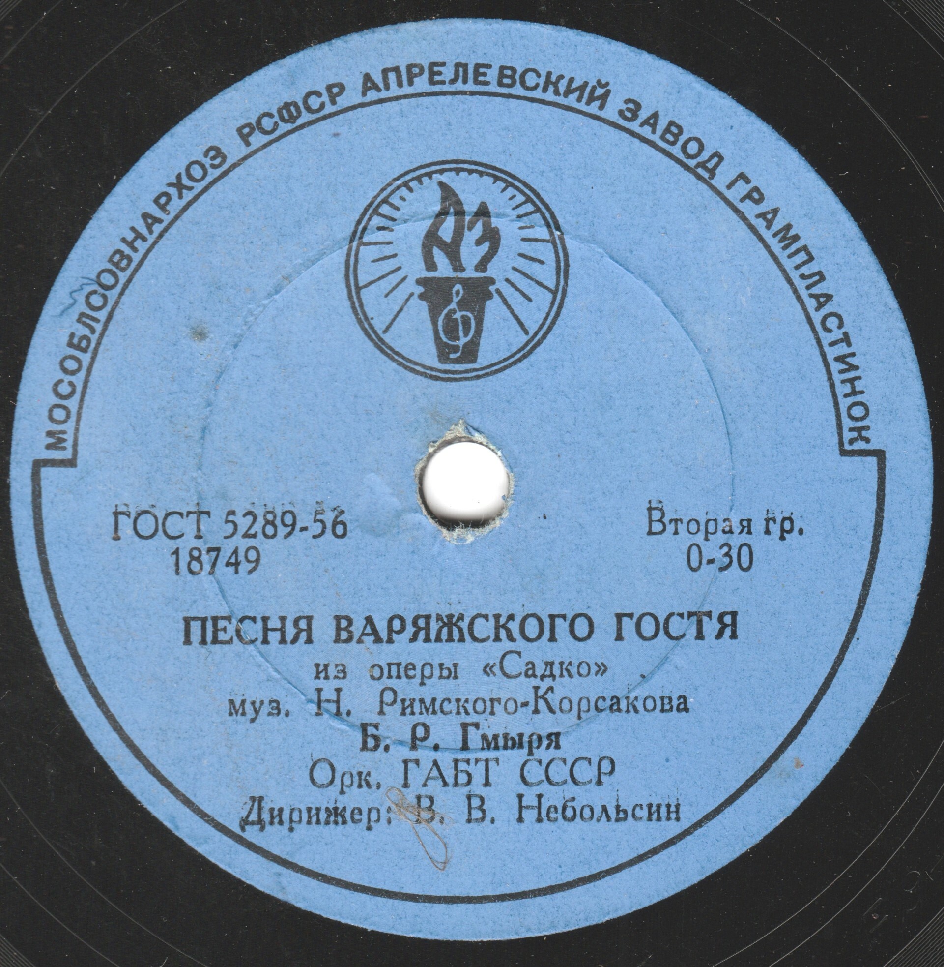 Б. Гмыря — Песня Варлаама / Песня Варяжского гостя