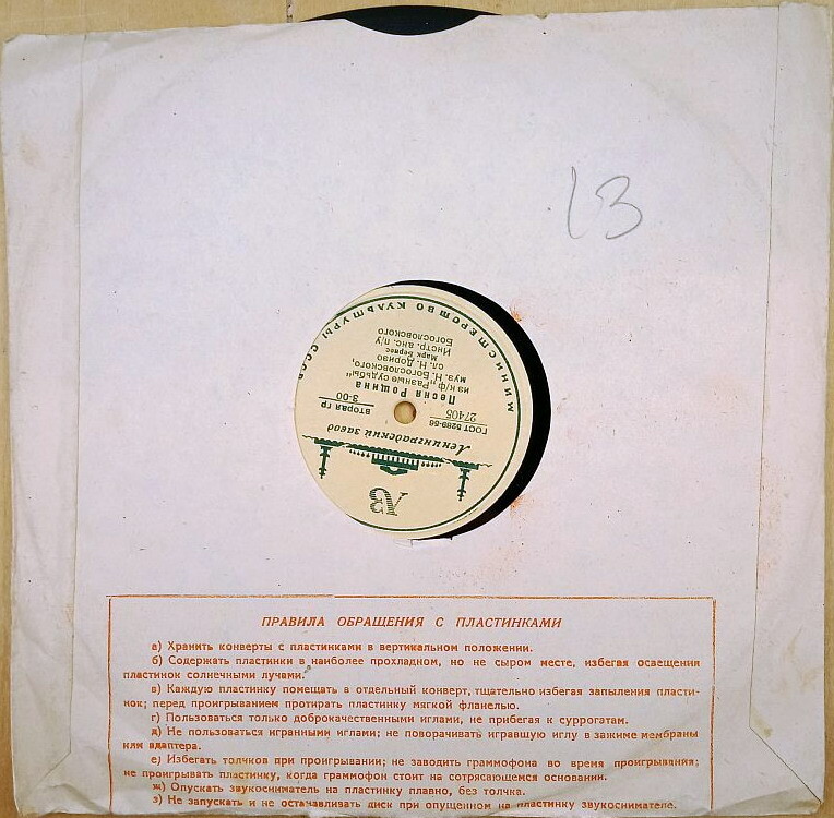 Ленинградский завод - Рабочий и колхозница / Правила (красный, 2)