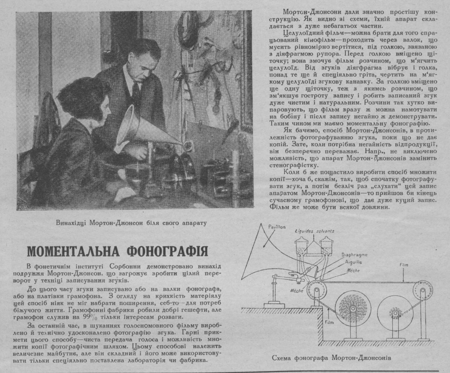 Моментальна фонографiя