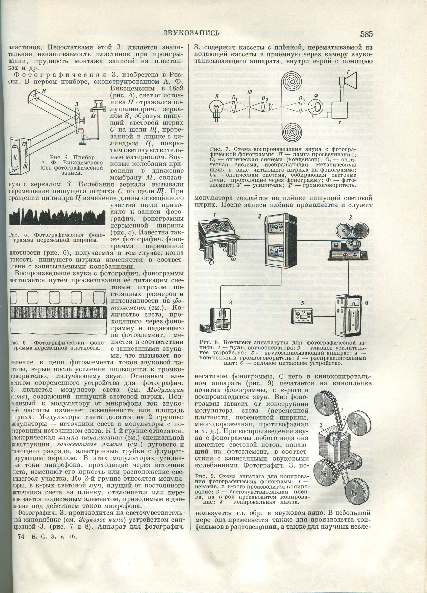 ЗВУКОЗАПИСЫВАЮЩИЙ АППАРАТ. ЗВУКОЗАПИСЬ