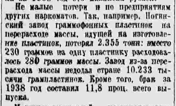 Покончить с потерями в народном хозяйстве (отрывок о Ногинском заводе)