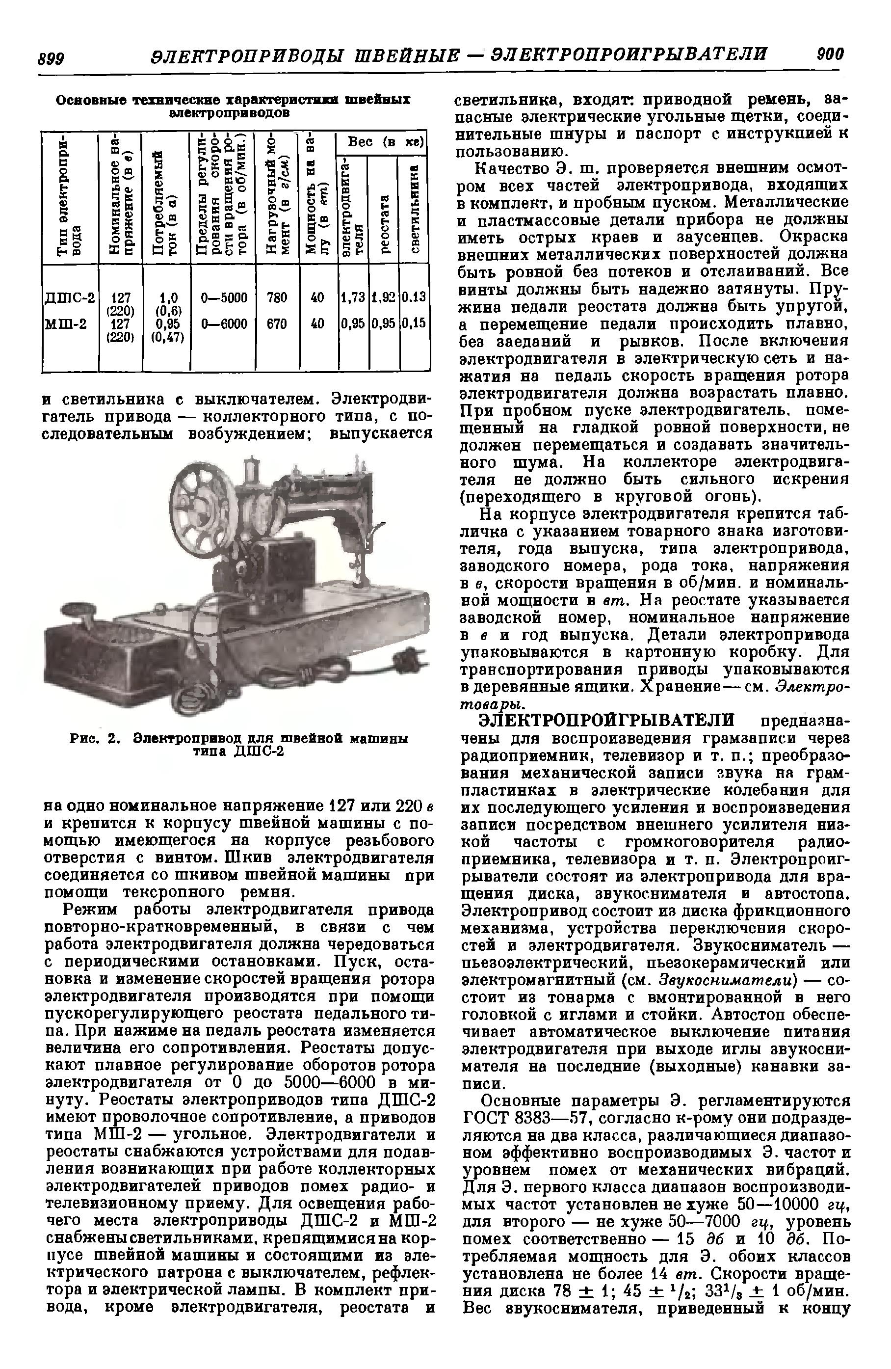 Электропроигрыватели