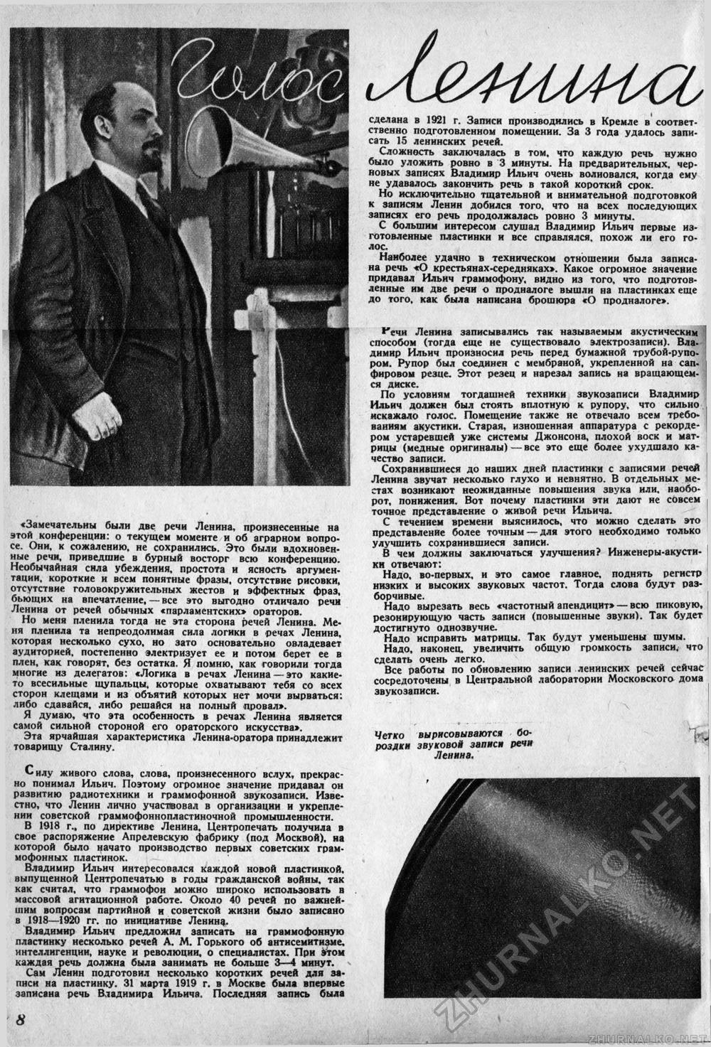 Голос Ленина на пластинке