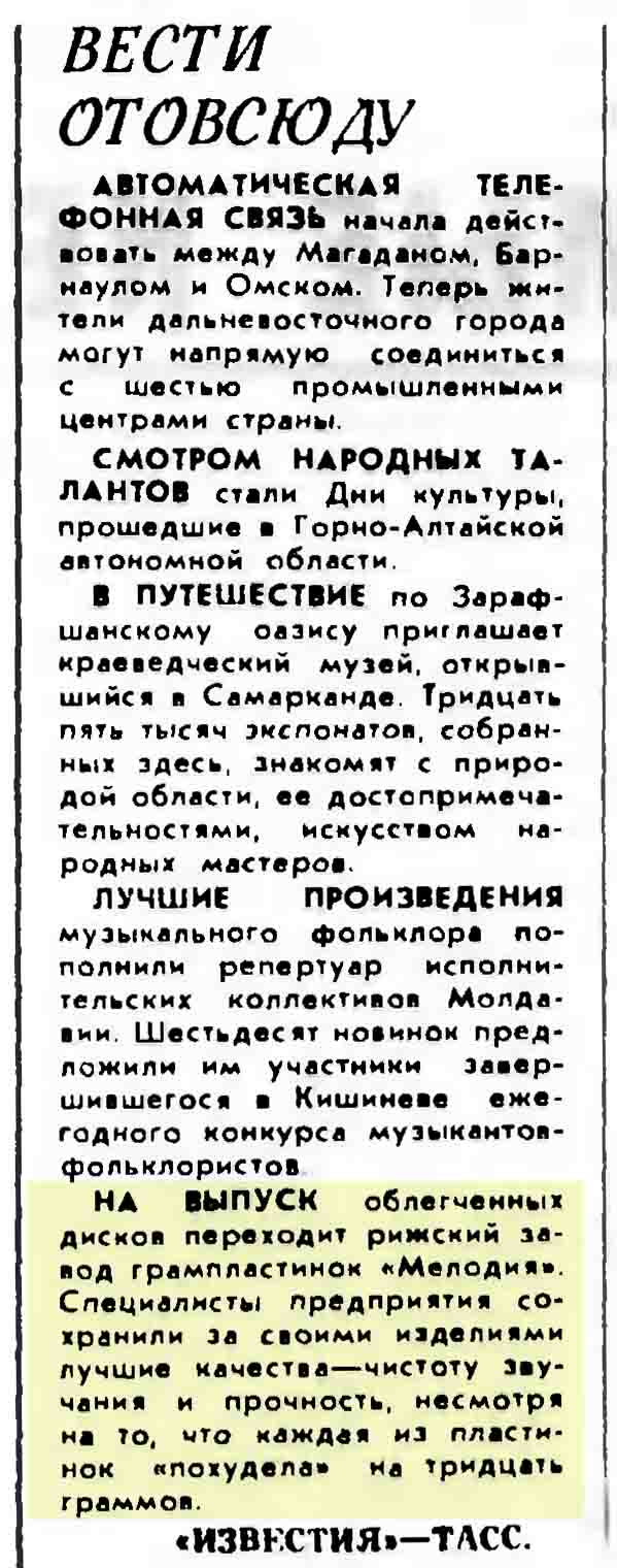 ВЕСТИ ОТОВСЮДУ