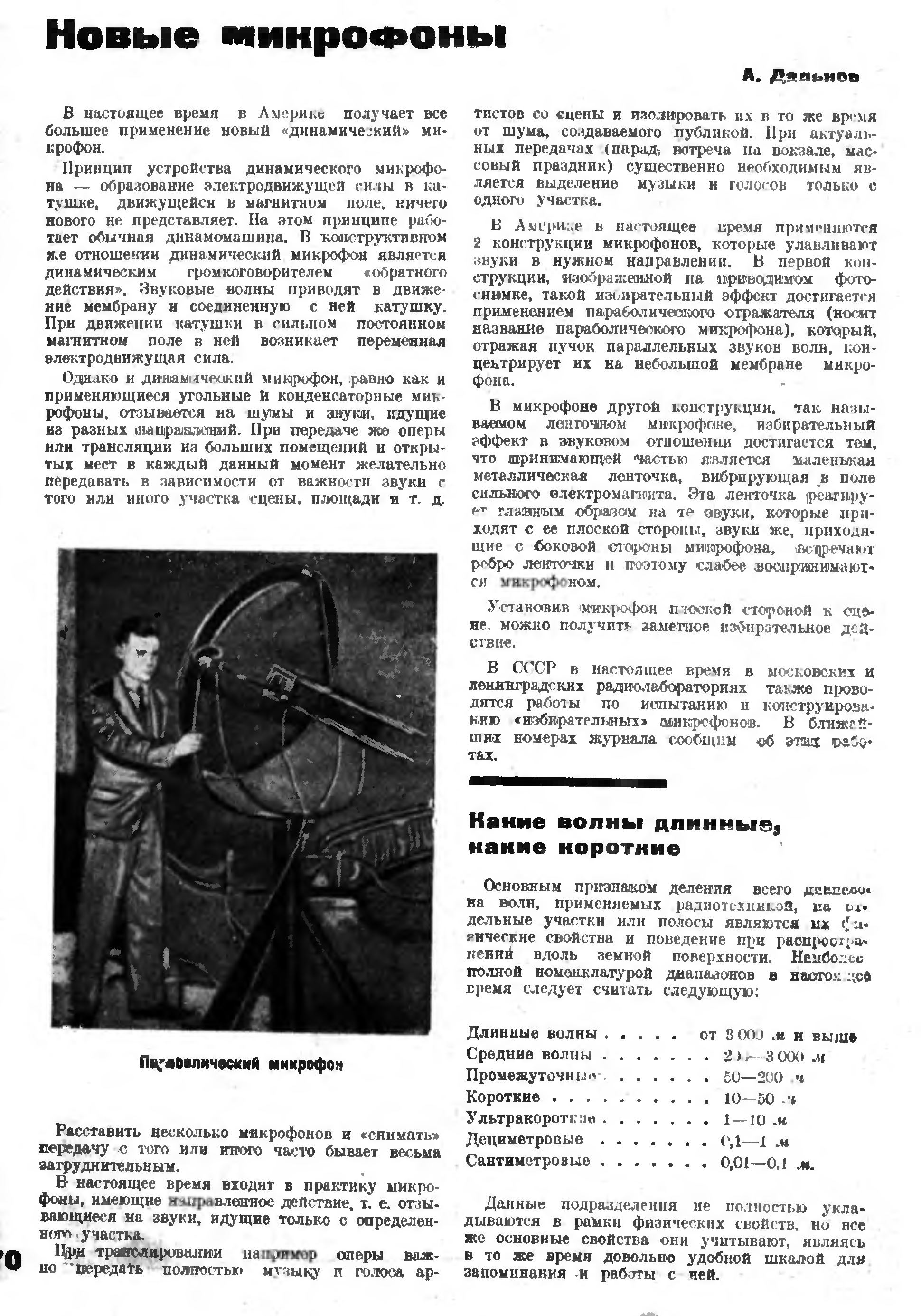 Новые микрофоны