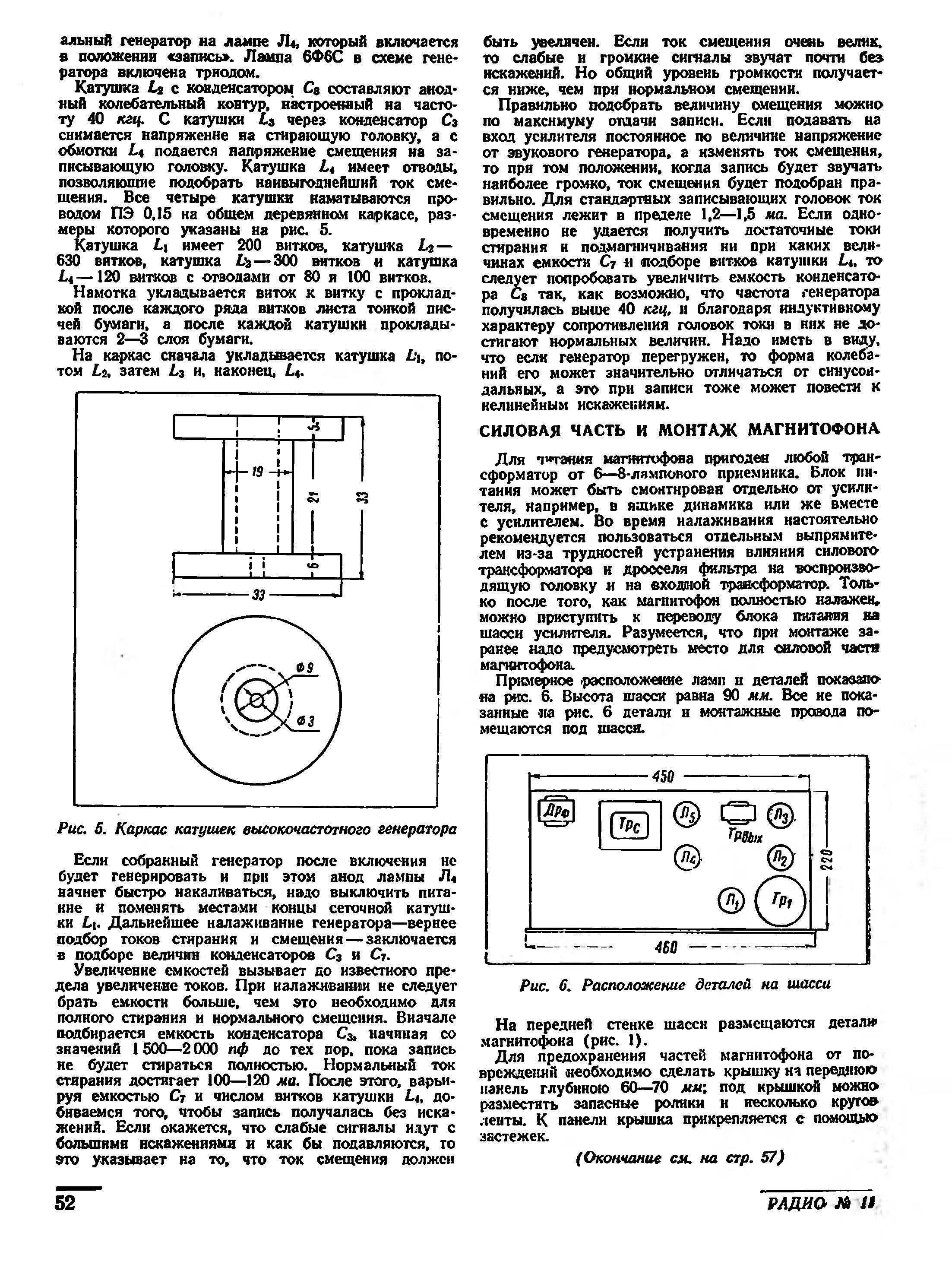 Любительский магнитофон (окончание)