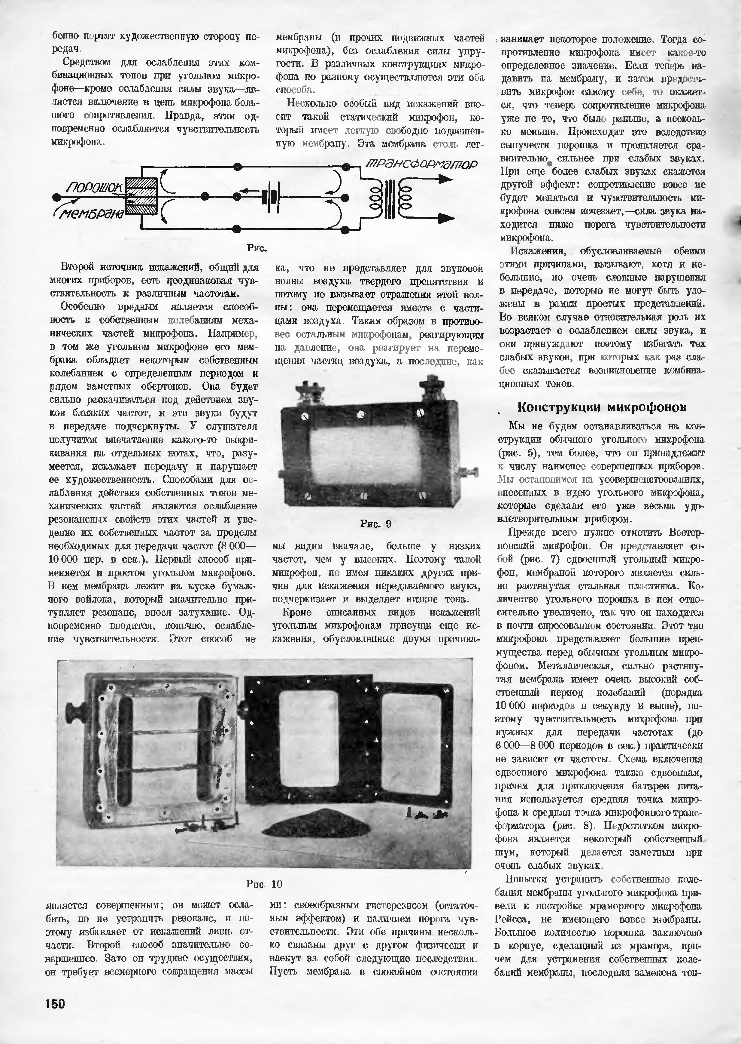 Микрофон и его устройство