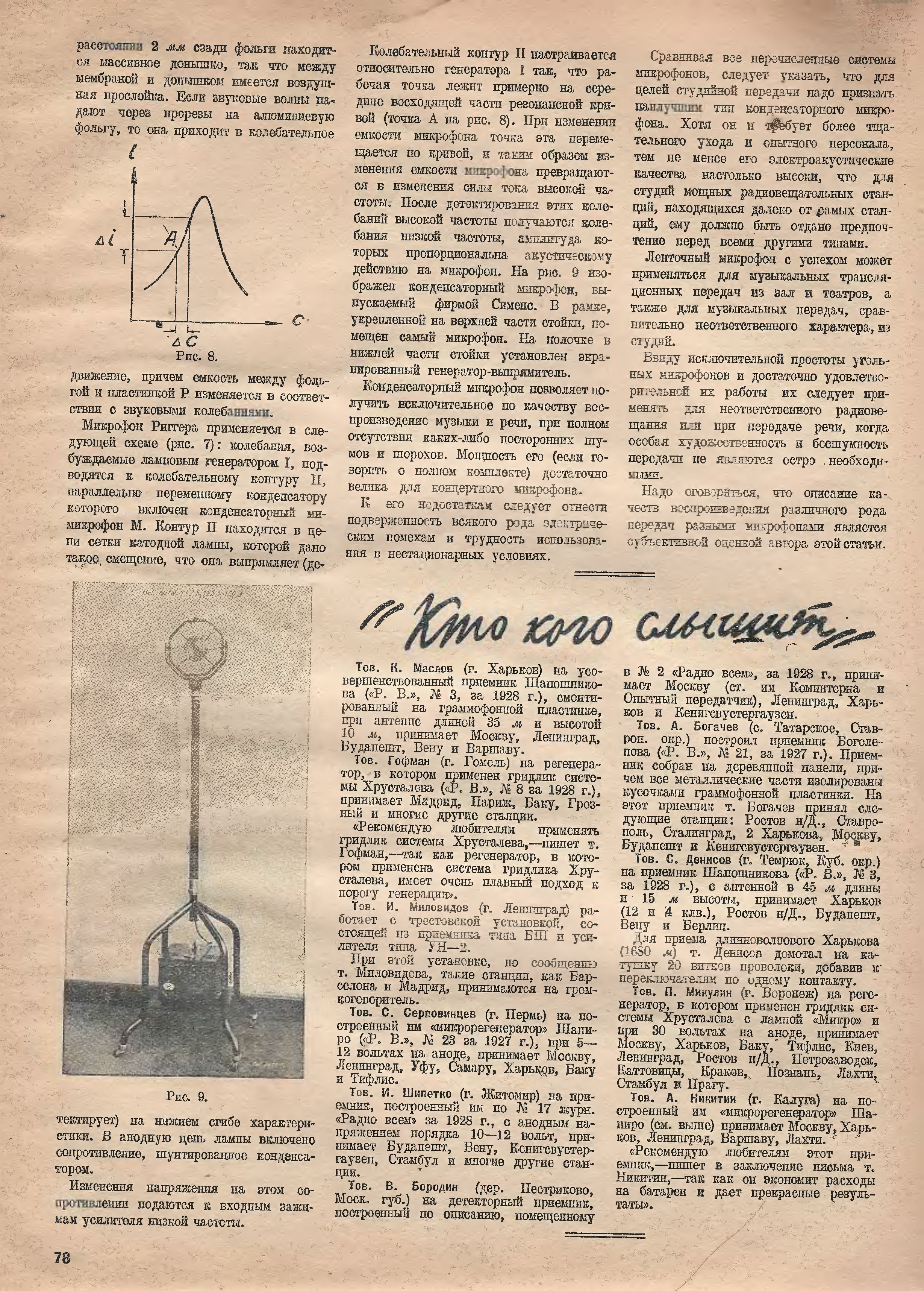 СОВРЕМЕННЫЕ СИСТЕМЫ КОНЦЕРТНЫХ МИКРОФОНОВ