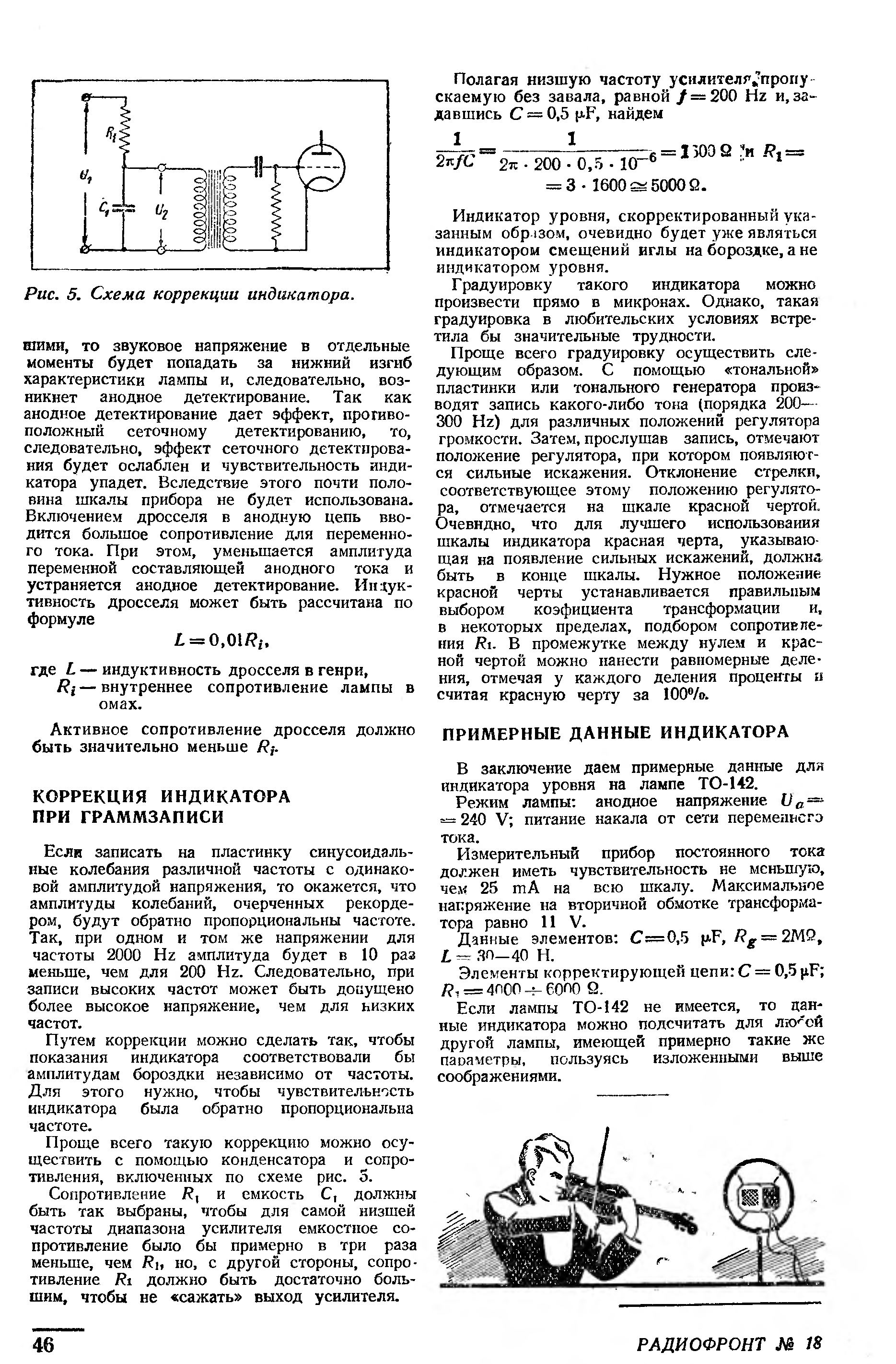 Индикатор уровня передачи