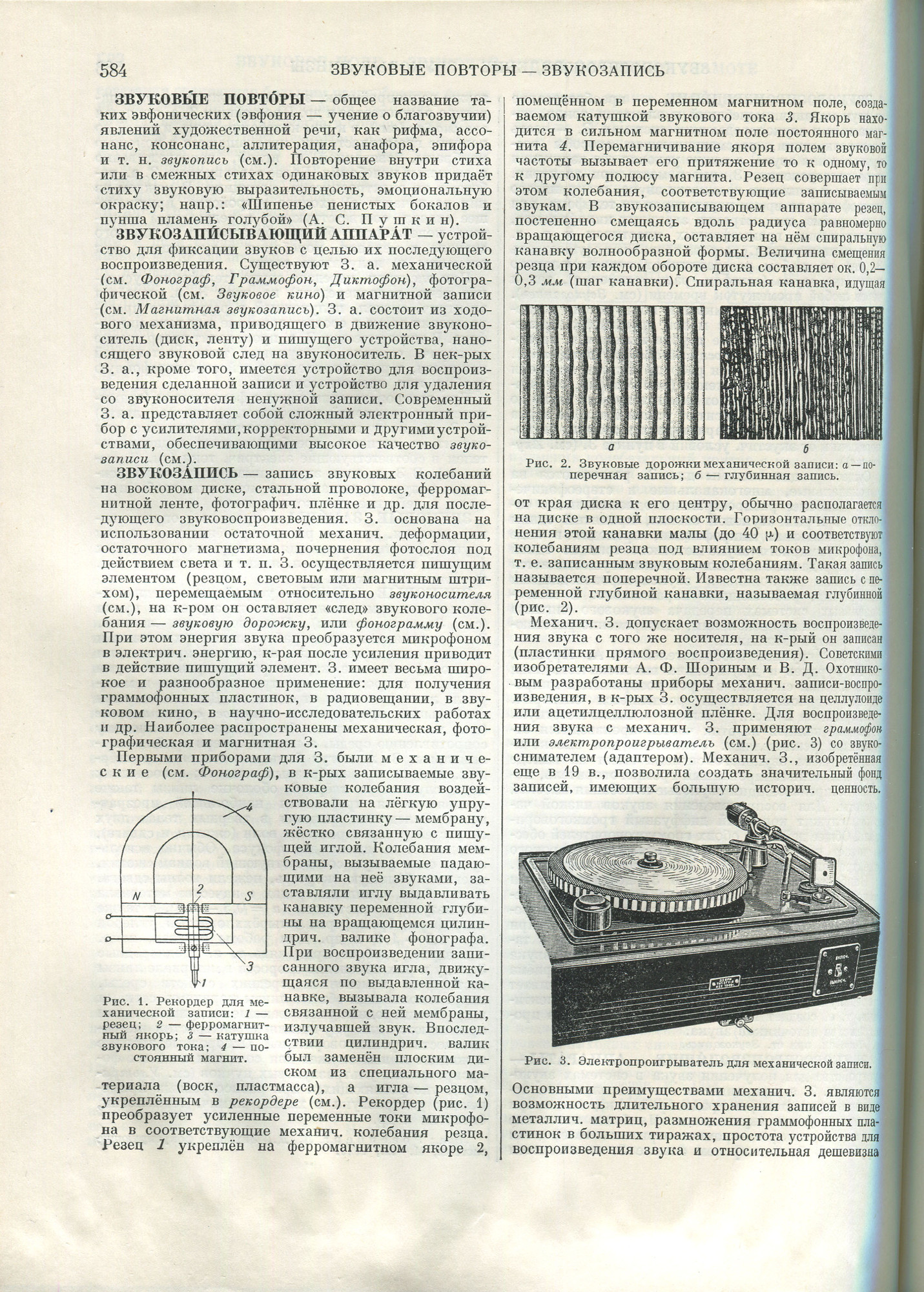 ЗВУКОЗАПИСЫВАЮЩИЙ АППАРАТ. ЗВУКОЗАПИСЬ
